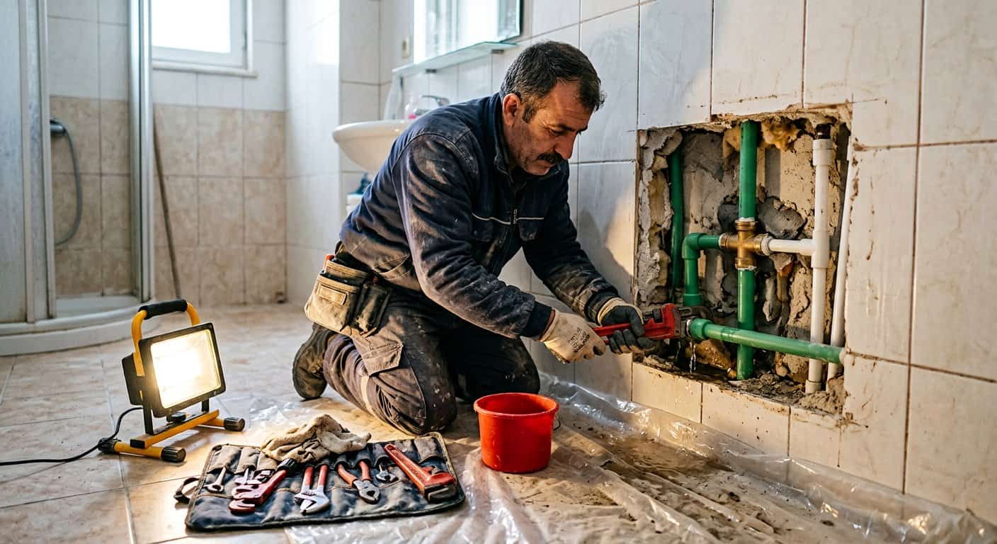 Duvar içi su kaçağı tespiti